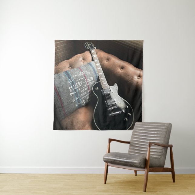 Beautiful Acoustic Guitar Tapestry (In Situ)