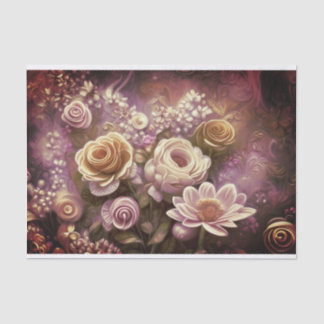 Beautiful Acrylic Flower Pattern Tissue Paper