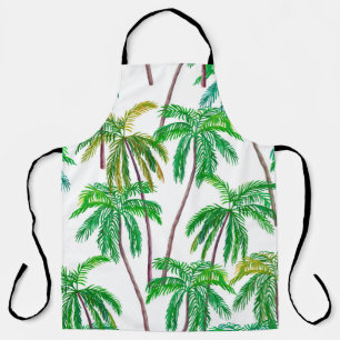 Beautiful acrylic seamless floral summer pattern w apron