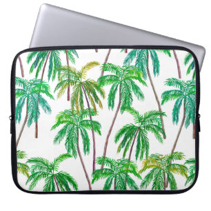 Beautiful acrylic seamless floral summer pattern w laptop sleeve