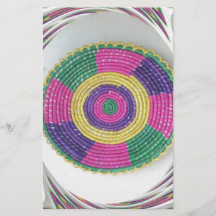 Beautiful African colourful woven Craft Tribal Art