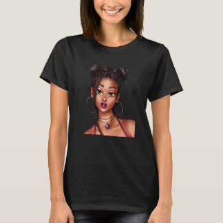 Beautiful African Girl Black Woman T-Shirt