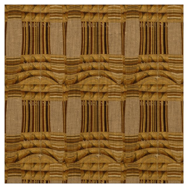 Beautiful African Golden Yellow Giraffe Animal Art Fabric (Swatch)