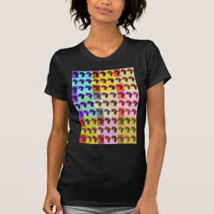 Beautiful African Map Chequered Pap art ethnic  T-Shirt