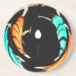 Beautiful African Motif Art Print Coaster