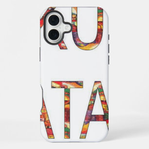 Beautiful African Vintage Colours Hakuna Matata Ar iPhone Case