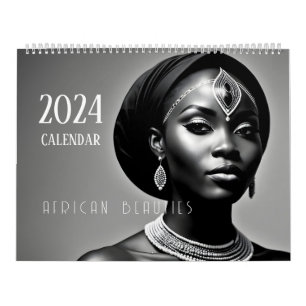 Beautiful African woman Calendar