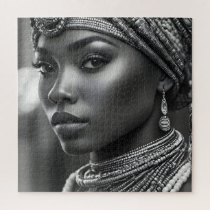 Beautiful African woman Jigsaw Puzzle