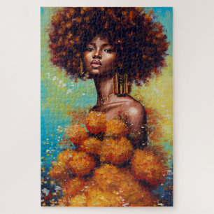 Beautiful African Woman Jigsaw Puzzle