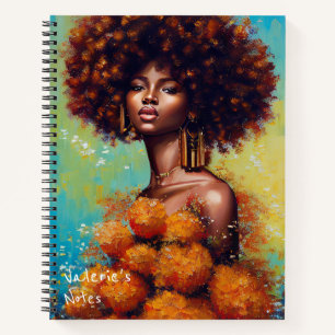 Beautiful African Woman  Notebook
