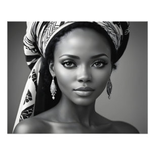 Beautiful African woman Photo Print