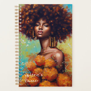 Beautiful African Woman Planner