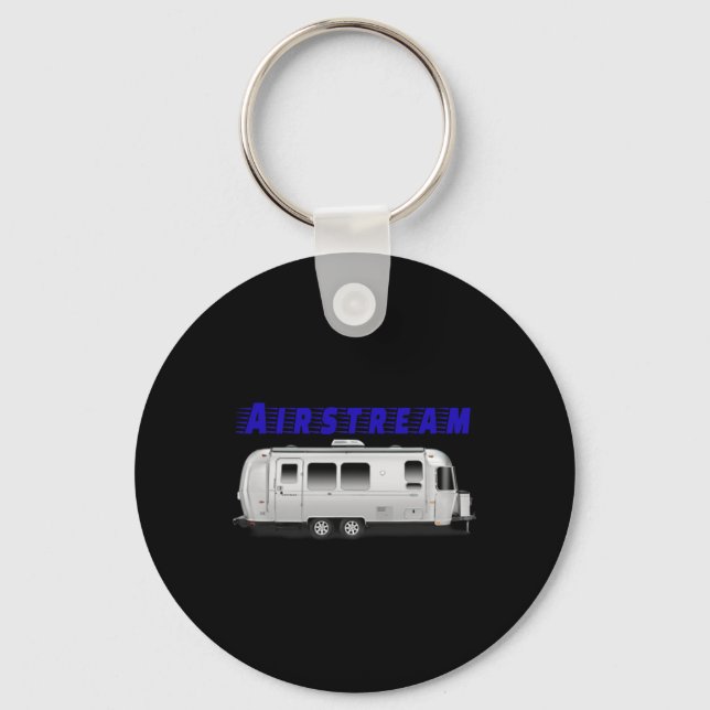 Beautiful Airstream  Key Ring (Front)