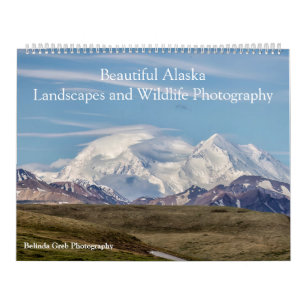 Beautiful Alaska Landscape & Wildlife Photography Calendar
