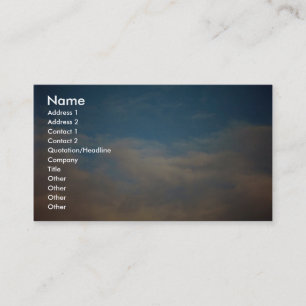 Beautiful Altostratus Business Card