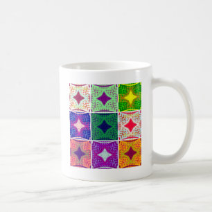 Beautiful Amazing African Chequered Print pattern Coffee Mug
