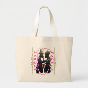 Beautiful Amazing African Couple: A Romantic Art Large Tote Bag
