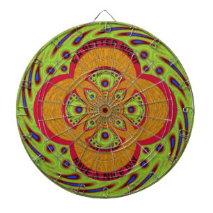  Beautiful amazing African Mandala Pattern Design Dartboard