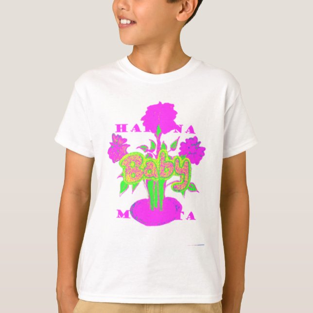 Beautiful Amazing Baby Pink Inspirational Floral  T-Shirt (Front)