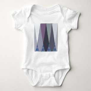 Beautiful Amazing Chevron Design Art Print Baby Bodysuit