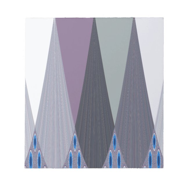 Beautiful Amazing Chevron Design Art Print Notepad (Front)