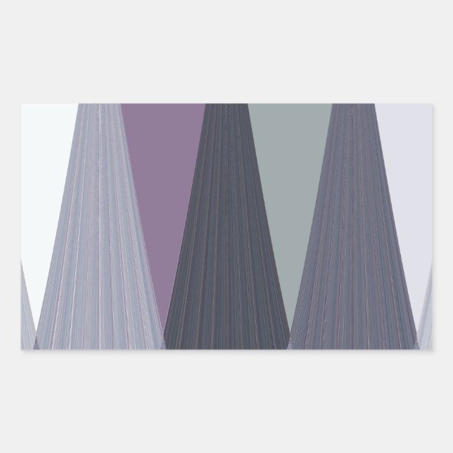 Beautiful Amazing Chevron Design Art Print Rectangular Sticker (Front)