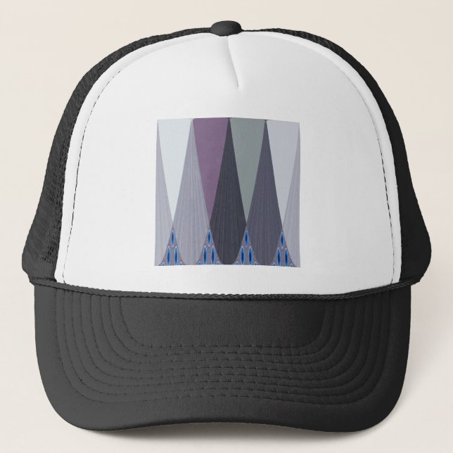 Beautiful Amazing Chevron Design Art Print Trucker Hat (Front)