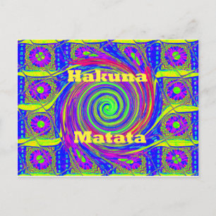 Beautiful Amazing Colourful  Whirl Vector Geometri Postcard