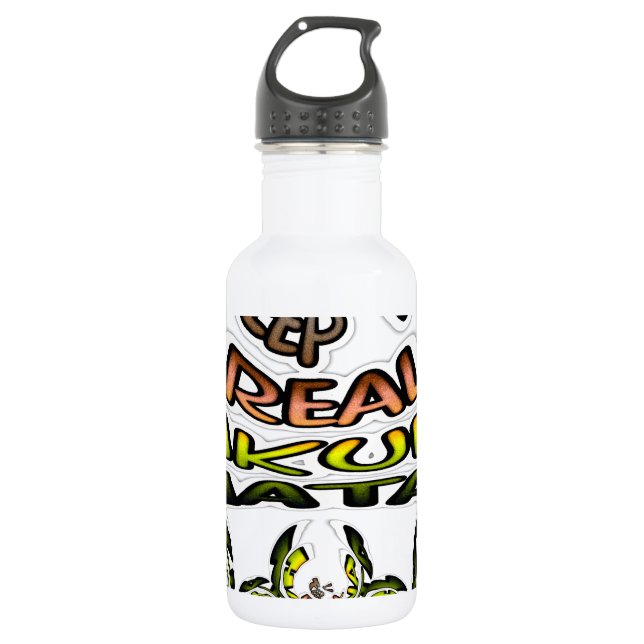 Beautiful amazing customisable Trendy Art Design  532 Ml Water Bottle (Front)