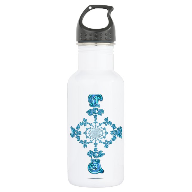 Beautiful amazing customisable Trendy Art Design  532 Ml Water Bottle (Front)