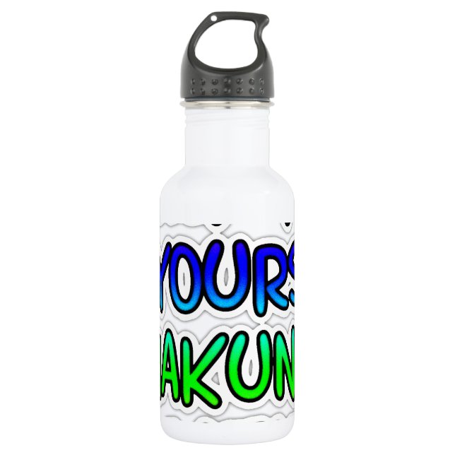 Beautiful amazing customisable Trendy Art Design  532 Ml Water Bottle (Front)