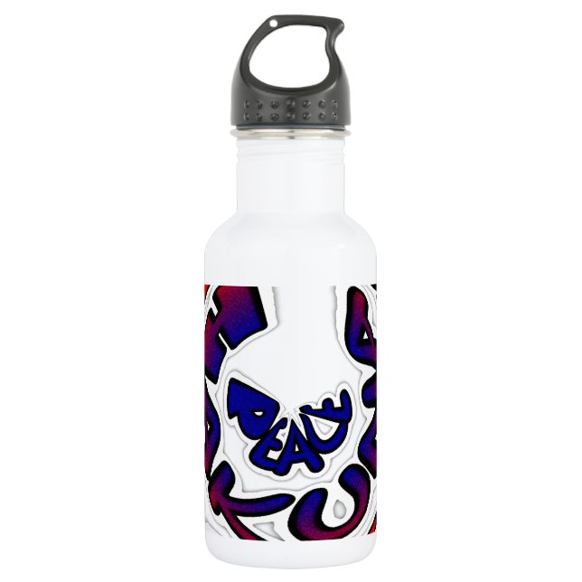 Beautiful amazing customisable Trendy Art Design  532 Ml Water Bottle (Front)
