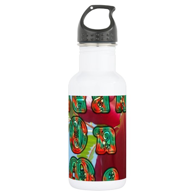 Beautiful amazing customisable Trendy Art Design  532 Ml Water Bottle (Front)