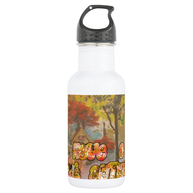 Beautiful amazing customisable Trendy Art Design  532 Ml Water Bottle (Front)