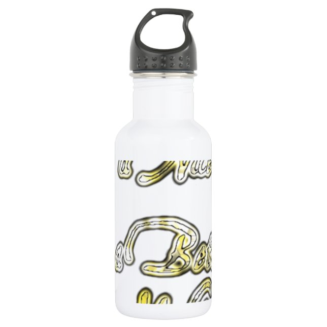 Beautiful amazing customisable Trendy Art Design  532 Ml Water Bottle (Front)