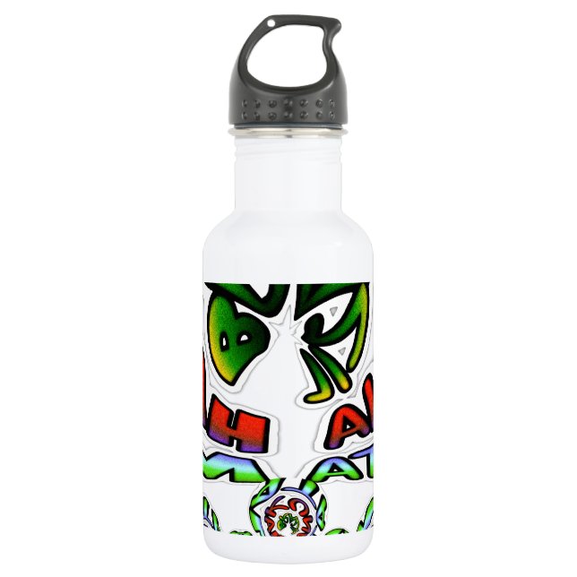 Beautiful amazing customisable Trendy Art Design  532 Ml Water Bottle (Front)