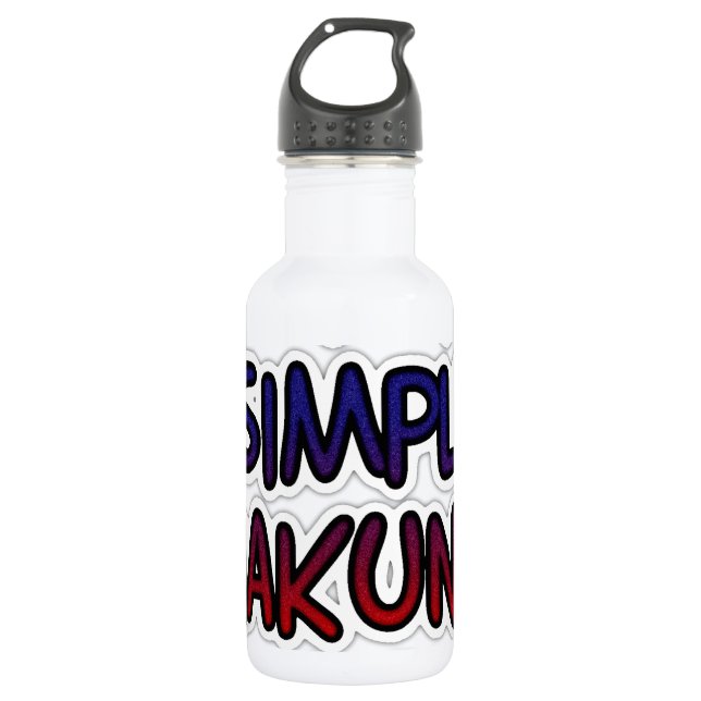 Beautiful amazing customisable Trendy Art Design  532 Ml Water Bottle (Front)