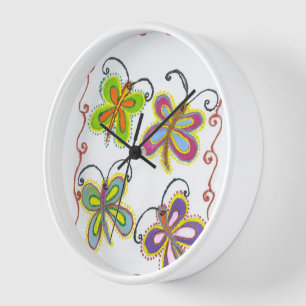 Beautiful amazing Cute Butterfly Art: Perfect Gift Clock