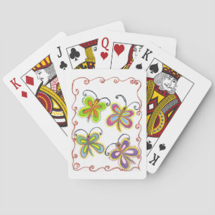 Beautiful amazing Cute Butterfly Art: Perfect Gift Playing Cards