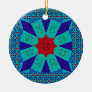Beautiful Amazing Egyptian Feminine Design Colour Ceramic Ornament