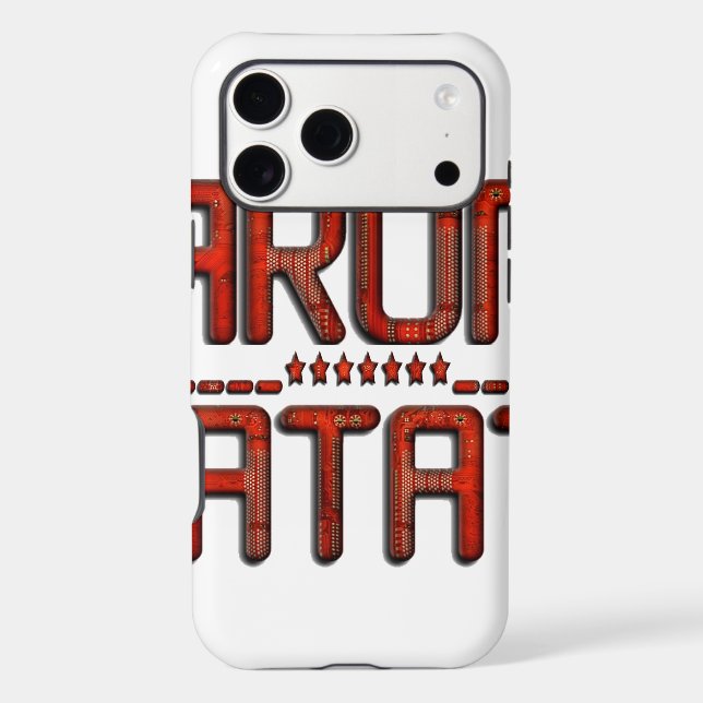 Beautiful Amazing Embossed Red Hakuna Matata Text  (Back)