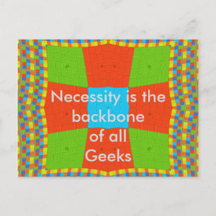 Beautiful amazing European colourful ethnic Vector Postcard