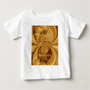 Beautiful amazing Giraffe vector Kaleidoscope art Baby T-Shirt