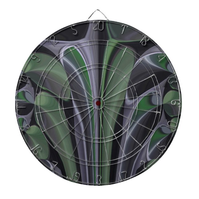 Beautiful Amazing Green Aurora Texture Art Design Dartboard (Front)