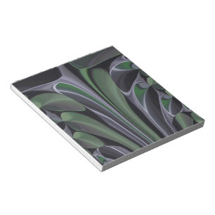 Beautiful Amazing Green Aurora Texture Art Design Notepad