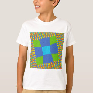Beautiful Amazing Green Blue Cyan Art Print Design T-Shirt