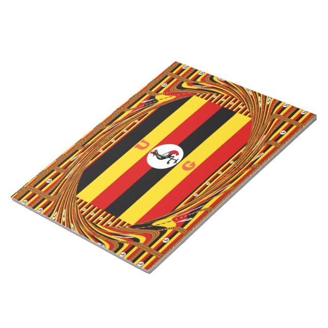 Beautiful amazing Hakuna Matata Lovely Uganda Colo Notepad (Angled)
