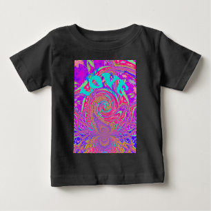 Beautiful Amazing Love Whirl Text Art Print Design Baby T-Shirt