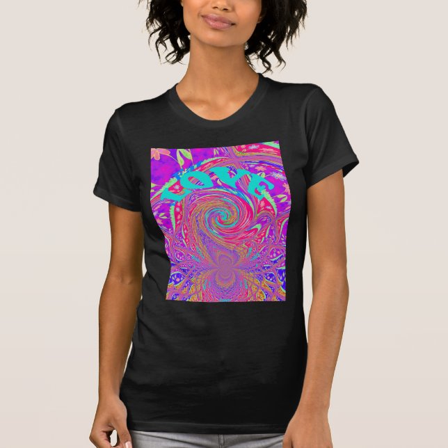 Beautiful Amazing Love Whirl Text Art Print Design T-Shirt (Front)