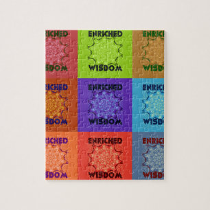Beautiful Amazing  Lovely Pop Art Print: Enriched  Jigsaw Puzzle